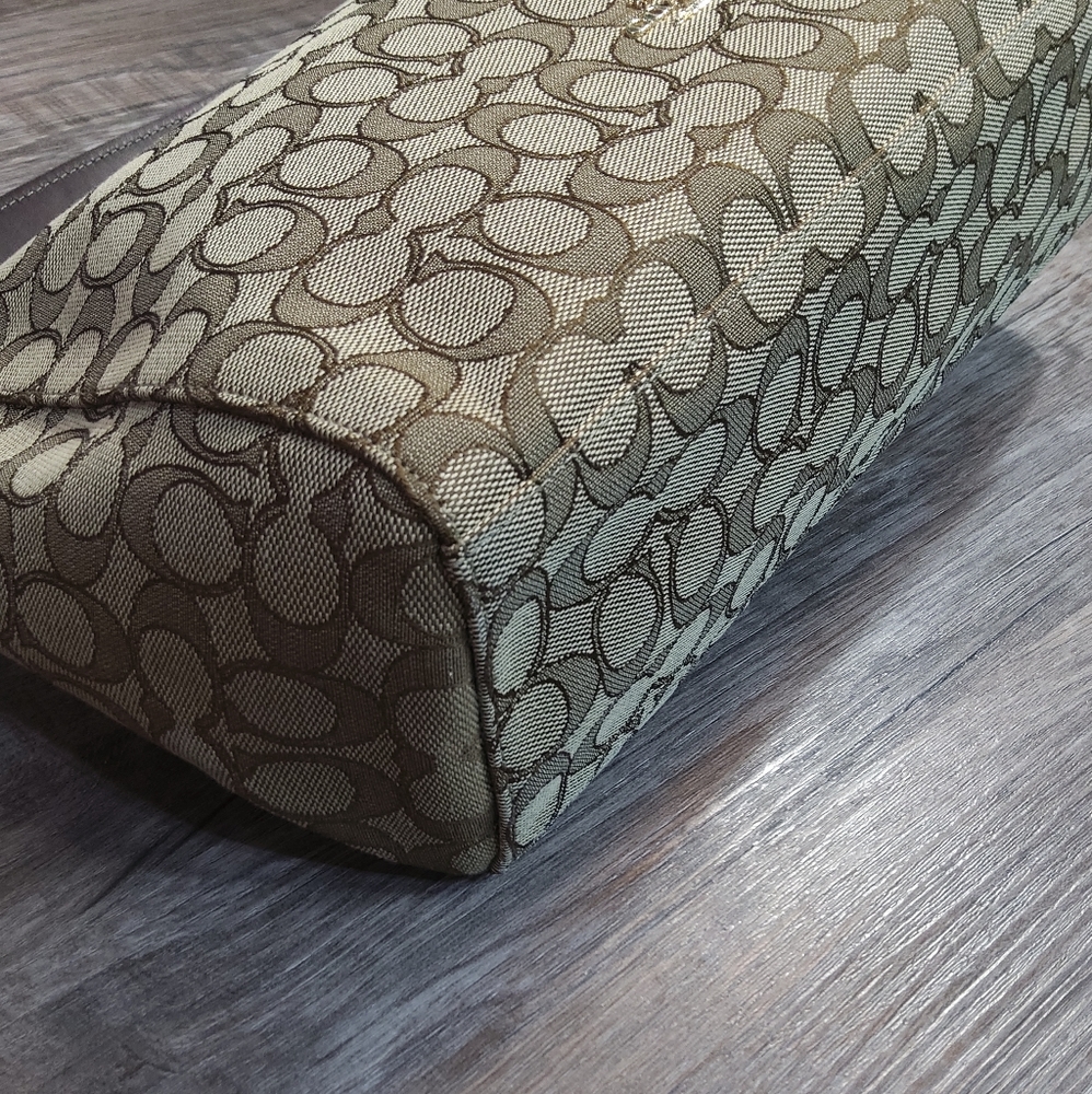 COACH Outline Signature East/West Celeste Hobo Bag - Picture 6 of 16